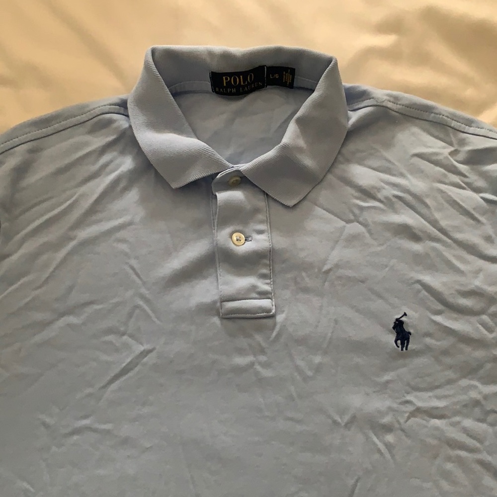 Men’s Baby Blue Ralph Lauren Polo Shirt